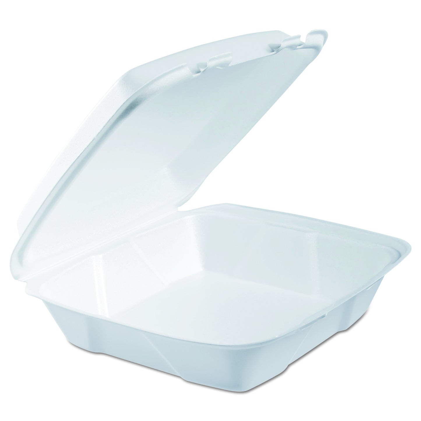 DART 9" X 9" 90HT1R 1 Compartment Foam Container
